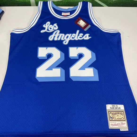 Mitchell & Ness Other - Elgin Baylor Los Angeles Lakers 1960-61 Blue Swingman Jersey